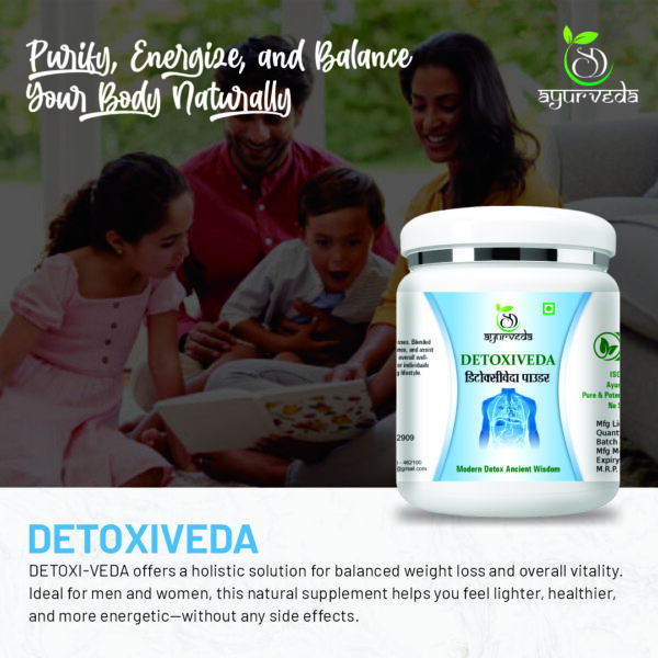 Detoxiveda Powder – Ayurvedic Body Detox & Liver Cleanse | Toxin Removal & Digestive Wellness